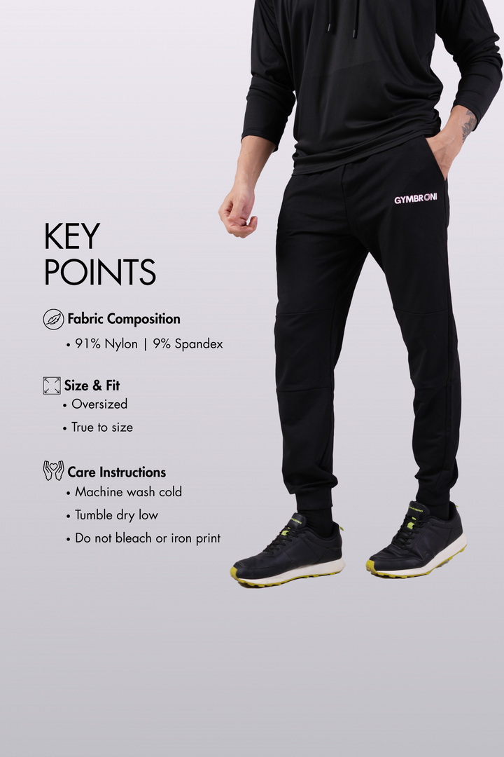Trainmode Black Joggers
