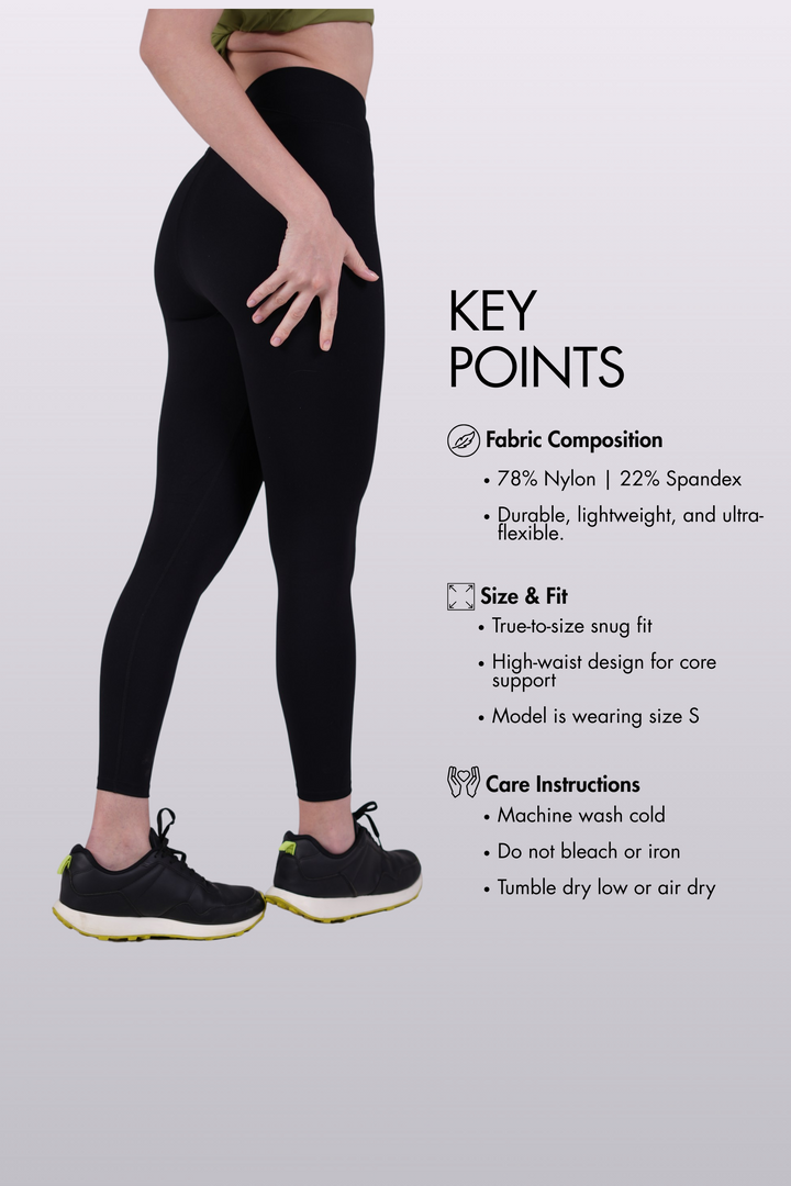 CrossCurve Black Tights
