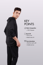 Load image into Gallery viewer, LiteCore Black Hoodie
