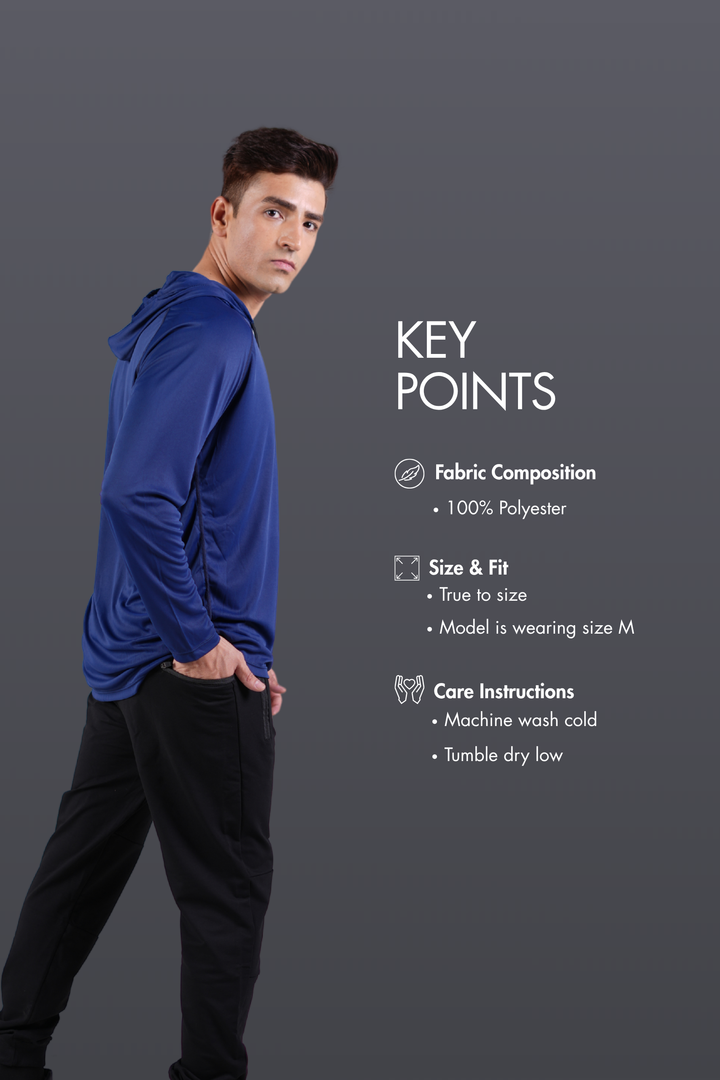 LiteCore Blue Hoodie