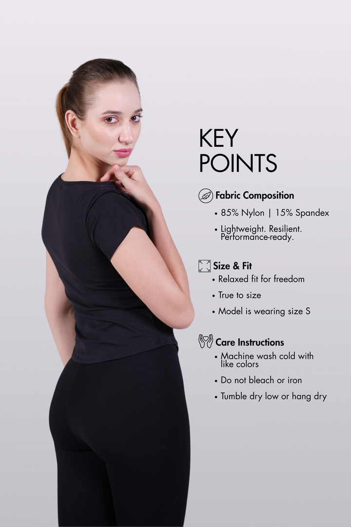 Women's CoreTee Black T-Shirt