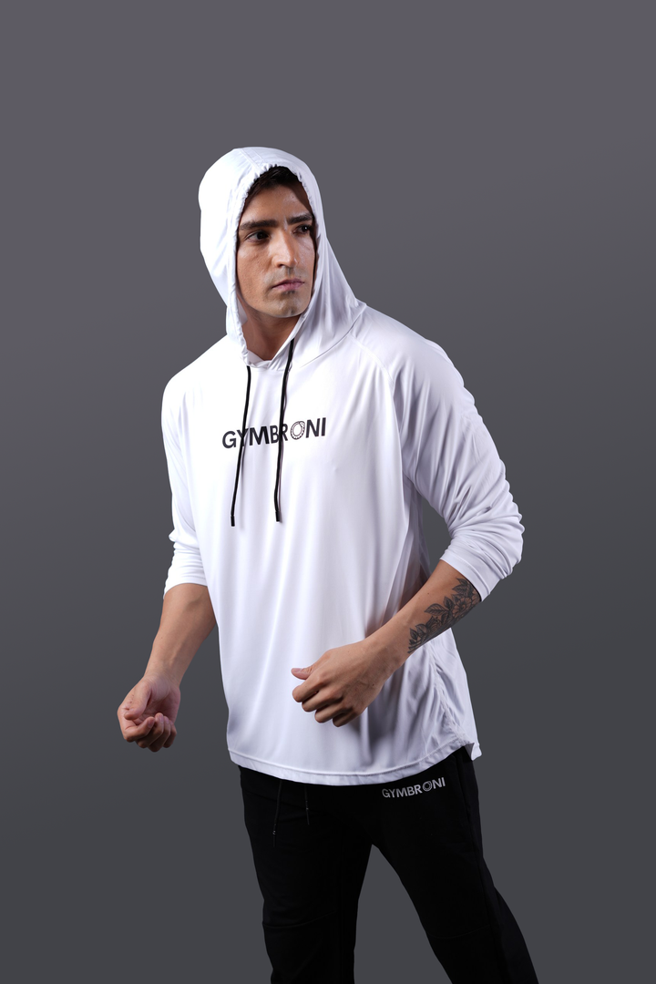 LiteCore White Hoodie