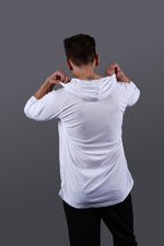 Load image into Gallery viewer, LiteCore White Hoodie
