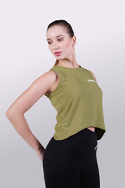 Women's Flexflow Green Tank