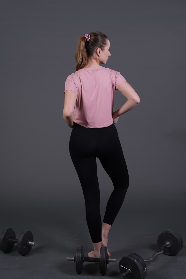 TrainPro Crop Top Mauve