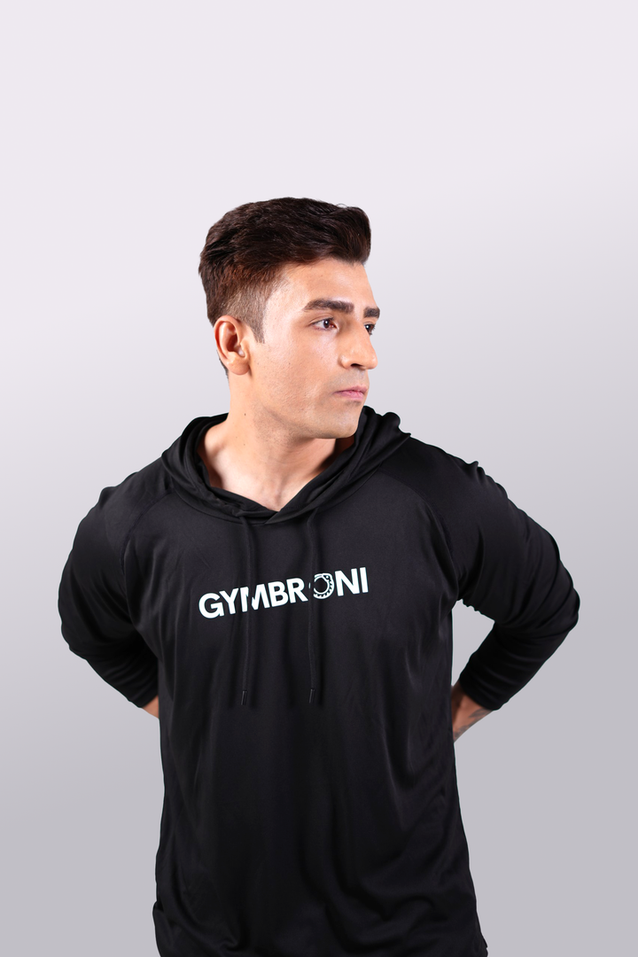 LiteCore Black Hoodie