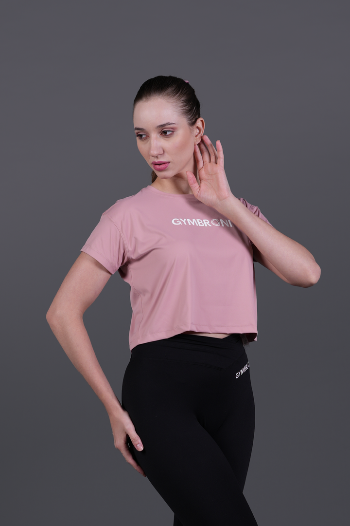 TrainPro Crop Top Mauve
