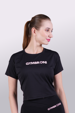 Load image into Gallery viewer, TrainPro Crop Top Black
