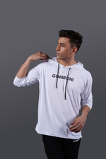 Load image into Gallery viewer, LiteCore White Hoodie
