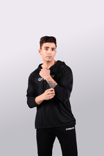 Load image into Gallery viewer, LiteCore Black Hoodie
