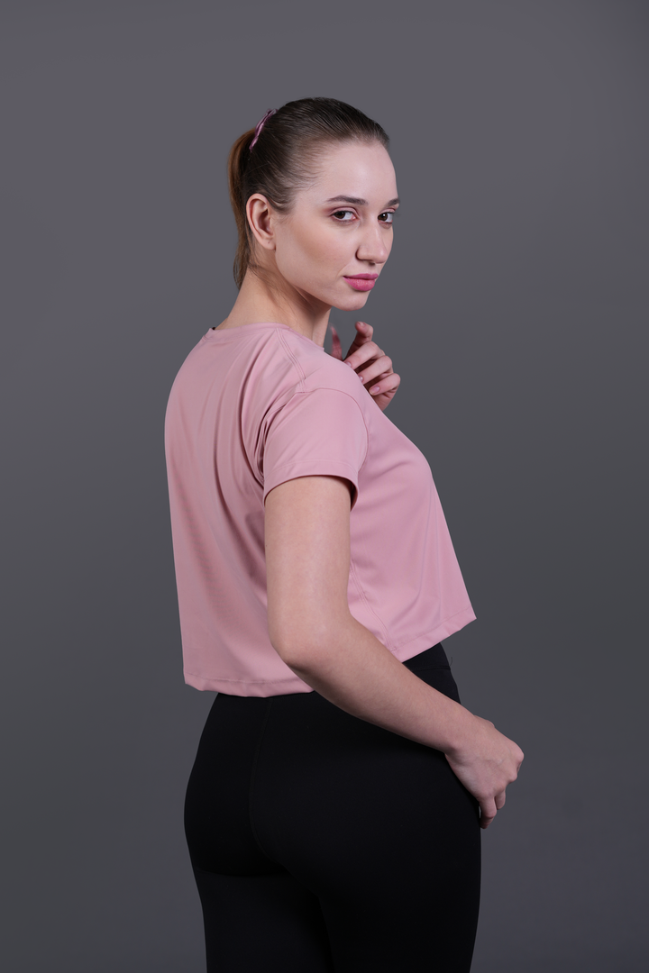 TrainPro Crop Top Mauve