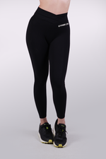 Load image into Gallery viewer, CrossCurve Black Tights
