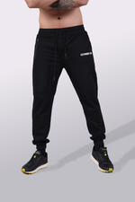 Load image into Gallery viewer, Trainmode Black Joggers

