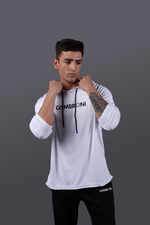 Load image into Gallery viewer, LiteCore White Hoodie
