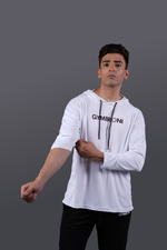 Load image into Gallery viewer, LiteCore White Hoodie
